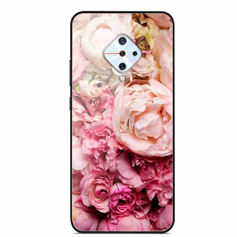 Tempered Glass Case For Vivo V17 Case Russia Glass Back Cover Soft Bumper For Vivo V17 Phone Cases V 17 Funda Y9s S1 Pro Coque
