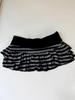 Y2K Sweet Style Striped Color Block A-line Mini Skirt