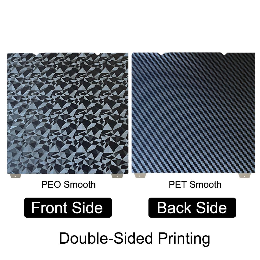 PEI Sheet 310x315mm For Creality K1 Max Double Sided Printing Build Plate PEO PET H1H PEF Spring Steel Sheet for Creality K1 Max