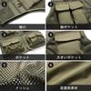 Manatsulife Men's Mesh Vest for Photography, Fishing, Work, and Outdoor Activities, Multi-Pocket, Breathable, 7868 (XL, Khaki)