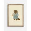 Cute Animal Bubble Bath Wall Art Cute Bathroom Animal Poster Kids Funny Toilet Paper Canvas Print for Nursery Home Decor Gifts
