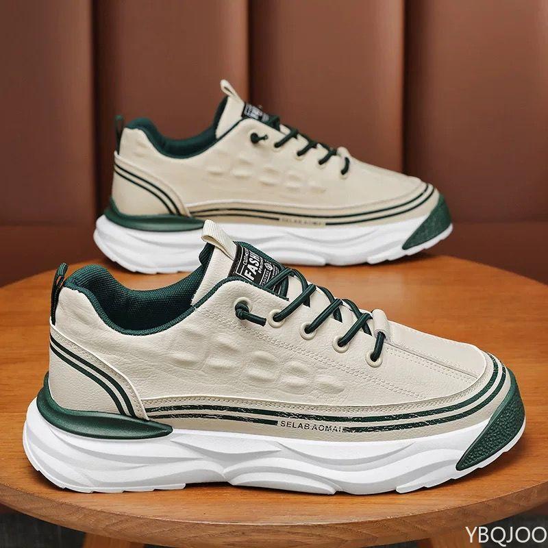 

Men s New Spring and Autumn Trend Versatile Thick Soled Sports Single Shoes with Anti Slip Design and Casual Vulcanized Shoes 39