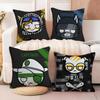Game DDOKKAEBIS Cushion Cover Soft Plush Fabric DoubleSided Printed Sofa Cushion Cover for All Seasons Home Decor Gift