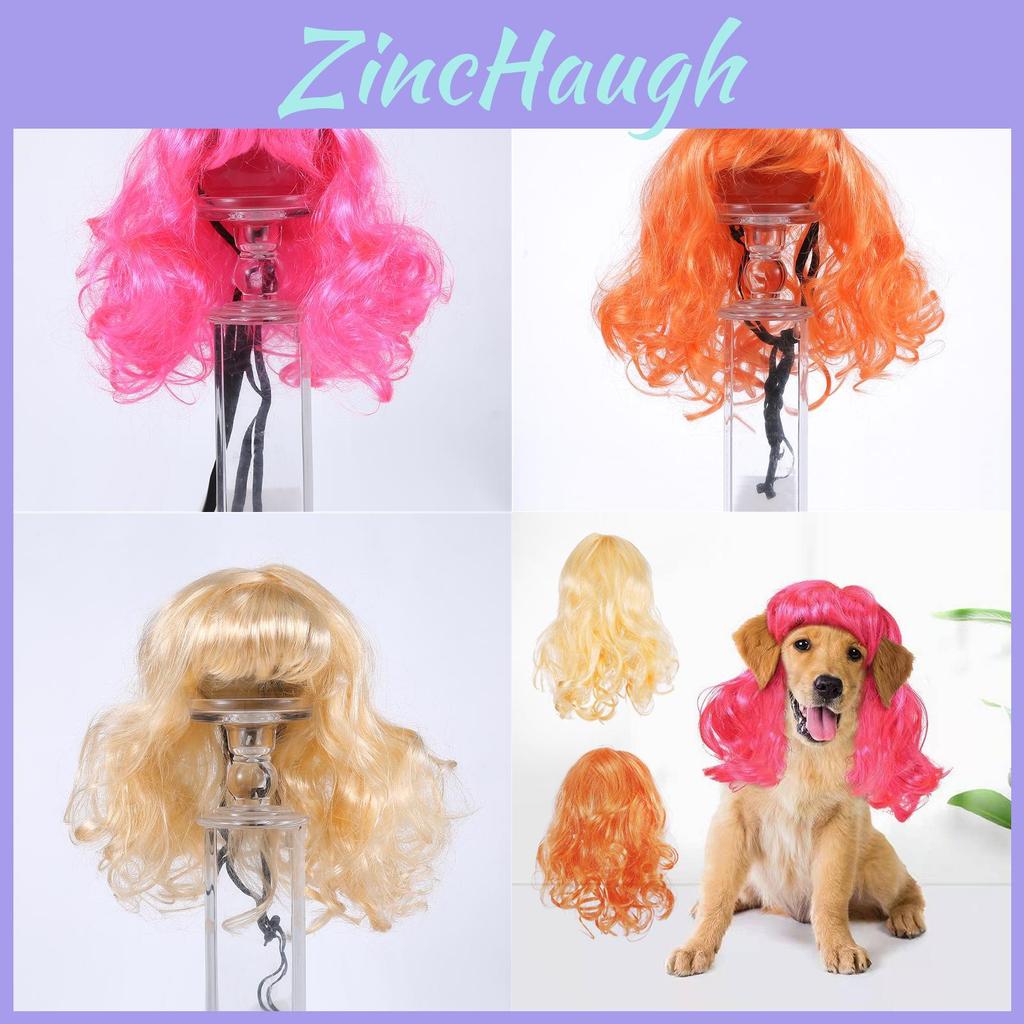 Funny And Colorful Pet Wig For Dogs Cosplay Costume Accessory Ideal For All Occasions
