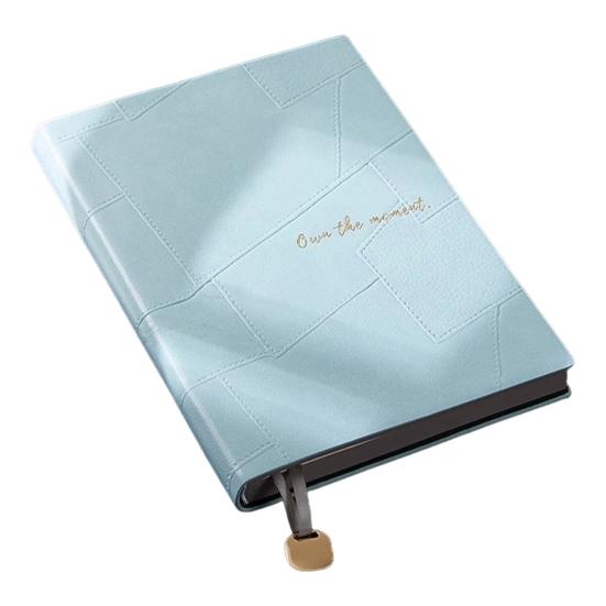 Faux Leather Cover Notebook Smooth Writing Office Notebook Waterproof Writing Diary Personal Use Notepad