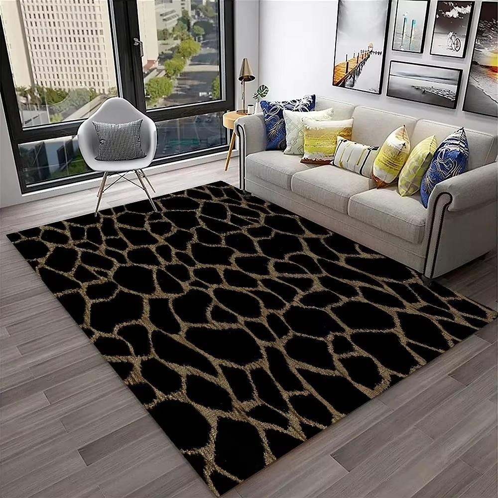 Leopard Print Carpet Rugs Living Room Floor Mats Bedroom Decor Carpets for Bed Room Carpets for Living Room Decoration Maison