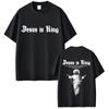 Summer Men Women Fashion Gothic Rock T Shirt Streetwear Jesus Is King Graphic T-shirt Christian Religious Short Sleeve T-shirts