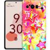 Fashion Colored Stars Phone Case Cover for Google Pixel 9 8 7 6 7A 6A Pro Shockproof Soft TPU 9 Pro XL Shell Capas Fundas Coque