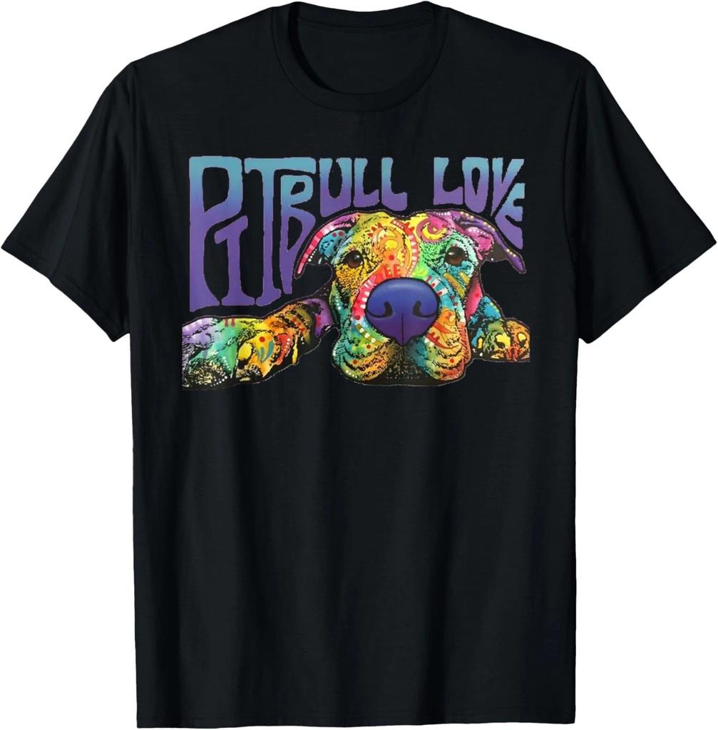 Unisex PitBull T-Shirts 100_ Cotton Pit Bulls Tee Gift Unisex T-Shirt