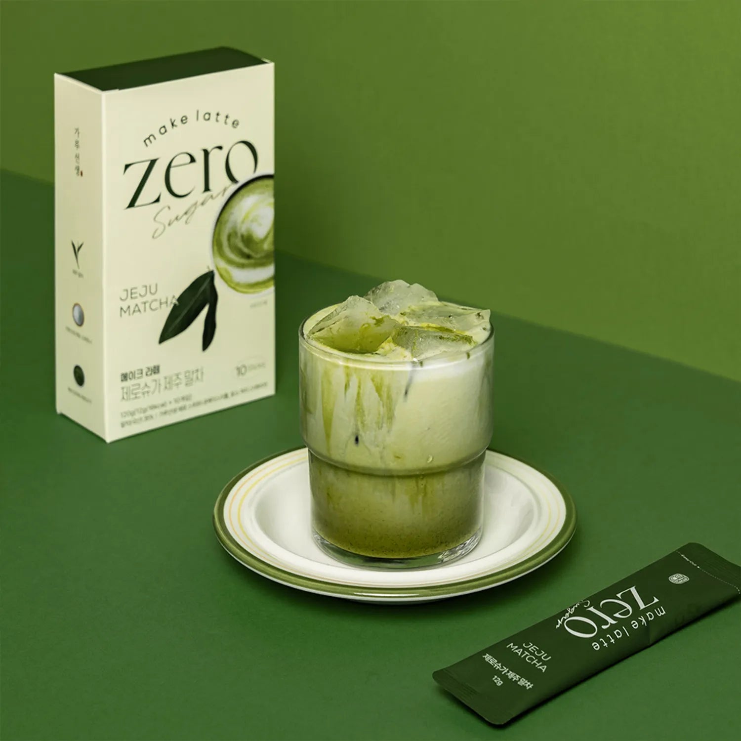 Garumaster Make Latte Zero Sugar #Jeju Matcha 12g*10ea 12g*10ea
