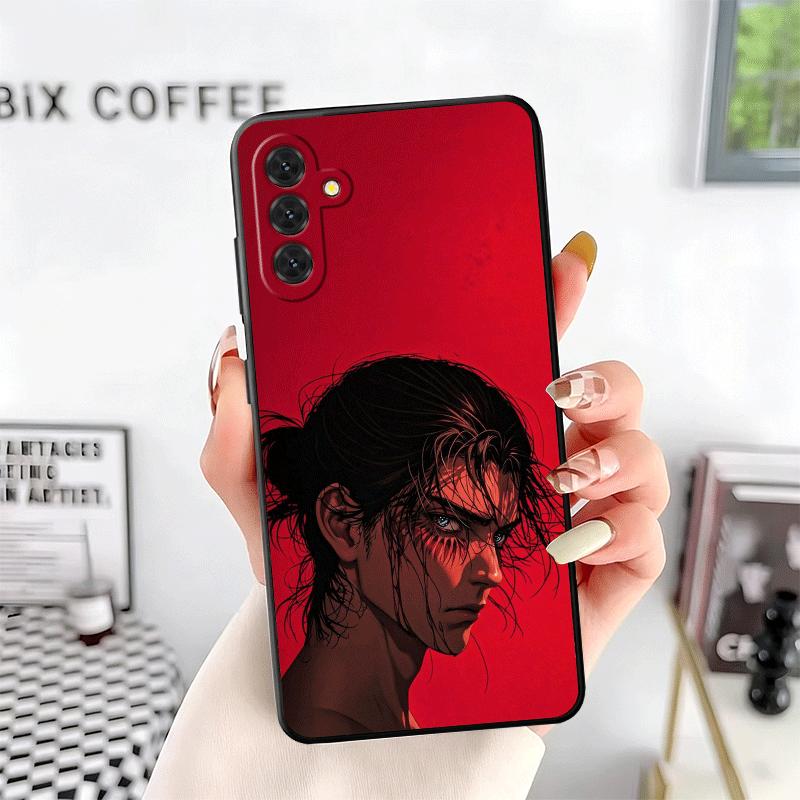 A-Attack On T-Titan Eren Yeager Soft Phone Case for Samsung A17 A37 A57 A16 A26 A36 A56 A15 A25 A35 A55 A14 A24 A34 A54 A13 A23