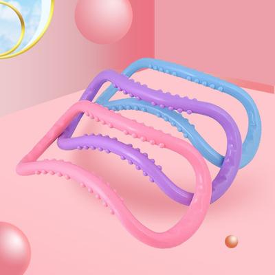 1/2Pcs Yoga Ring with Massage Points Portable Calf Massage Fitness Ring Pilates Training Body Stretching Muscles Massage Exercise Circle Tool Home Gym