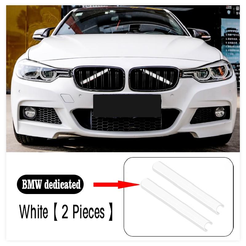 

Car Front Grille V Brace Wrap Trim Strips For BMW X3 X4 X5 G05 F25 F26 G01 G02 2011~2025 2025 Sport Styling Exterior Accessories white