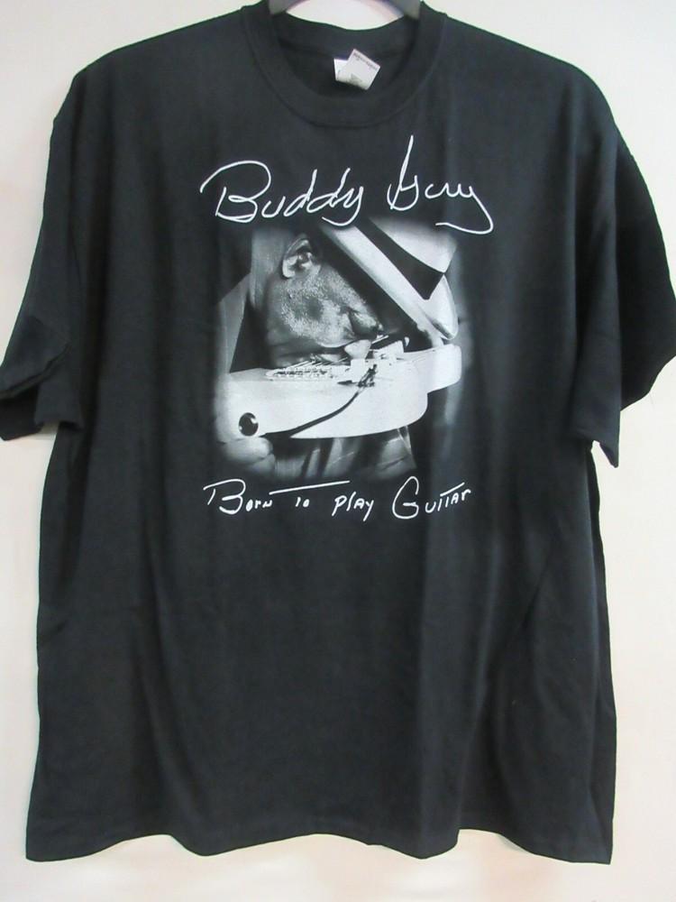 

BUDDY GUY OFFICIAL MERCH BORN TO PLAY BAND CONCERT MUSIC 2XL / XXL Unisex T-Shirt XXXL