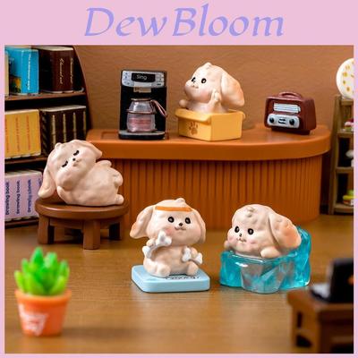 Adorables Figuras Miniatura de Perro de Resina Para Decoración de Jardín y Accesorios de Escritorio