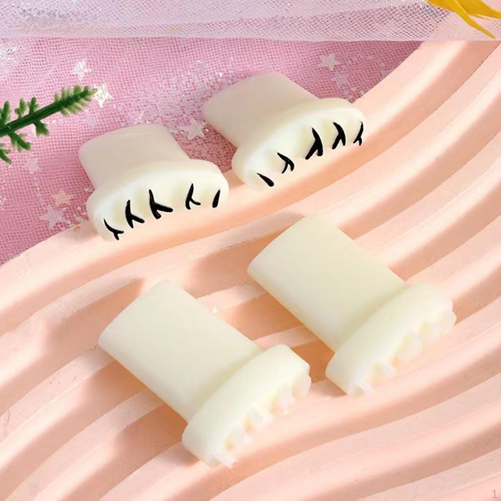 2Pcs Eyelash Stamp Stencil under Stamper Reusable Lazy DIY Lower Lashes Template for