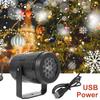 Rotating Patterns Laser Projector Light Waterproof Design Snowflake Laser Light Christmas Holiday