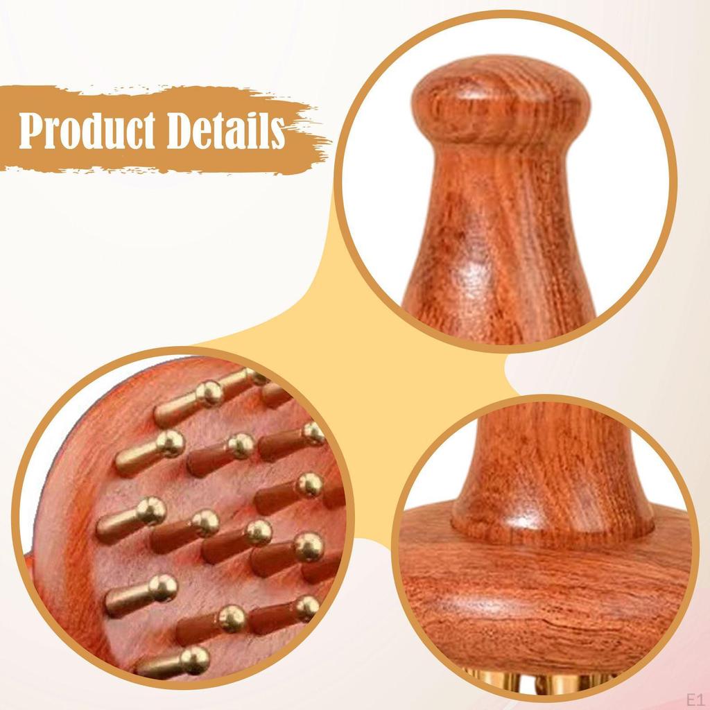 Wood Massage Body Brush Relaxation Guasha Scraping for Neck Back Thigh