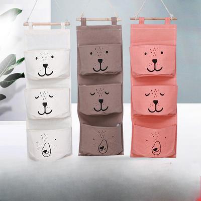 Látkové úložné taškyZávěsné za dveře Nástěnné úložné tašky Závěsné tašky Velkokapacitní Organizace na koleji