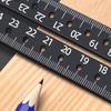 30CM Precision Marking Right Angle Ruler 45/90 Degree Hole Angle Ruler Industrial Scribe Marking Gauge Draw a circle Woodworking