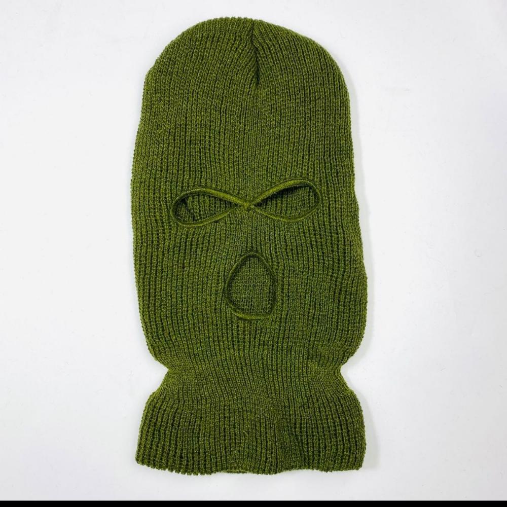 Men's Hat Winter Riding Windproof,Warm and Neck Protecting Hat Personalized Three Hole Thickened Ear Protecting Knitted Hat,Headgear Hat