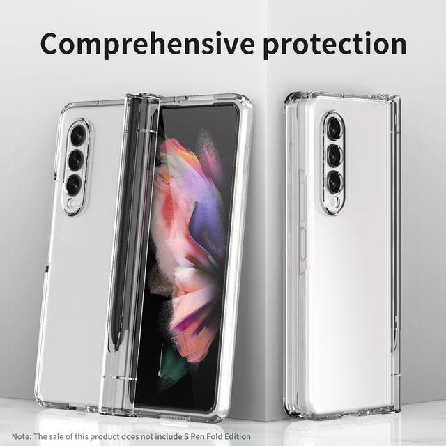 Full Protection Front Screen Protector Film Case For Samsung Galaxy Z Fold 4 Fold3 Fold4 Fold2 Fold 3 2 Zfold3 5g S Pen Cases