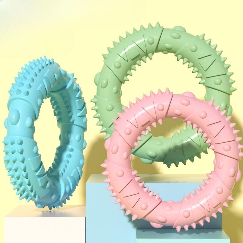 Pet Toys, Dog Toys, Hedgehog, Biting Rings, Gnawing Teeth, Biting Rubber Sticks, Self-indulgence TPR Set