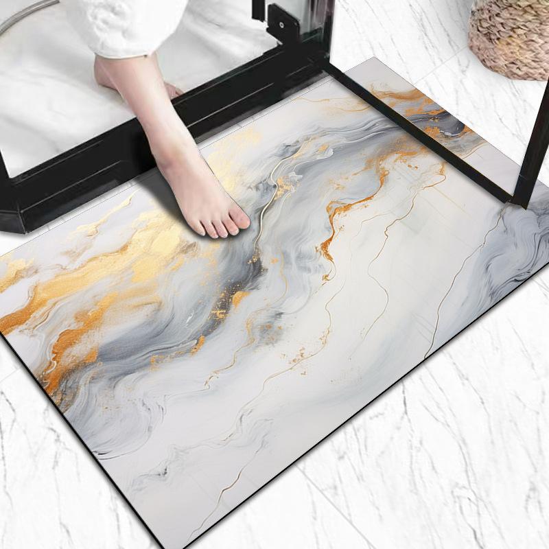 Diatom Mud Bath Absorbent Mat Household Simple Toilet Toilet Door Cushion Absorbent Non-slip Quick Drying Mat