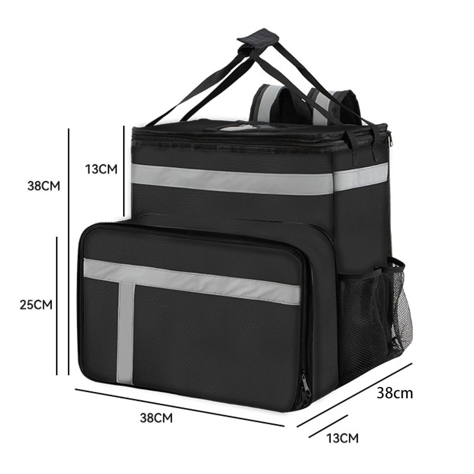 Food Delivery Backpack Shoulders Bag Wearproof W Side Cup Holders Easy to Use 9755₽
