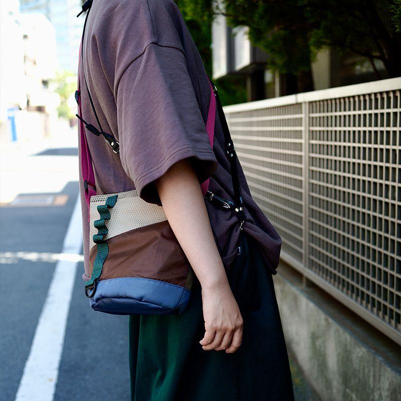 

Housedesign Original Spring New Retro Mountain Bucket Bag Contrast Color Outdoor Leisure Shoulder Messenger Bag Color Bucket