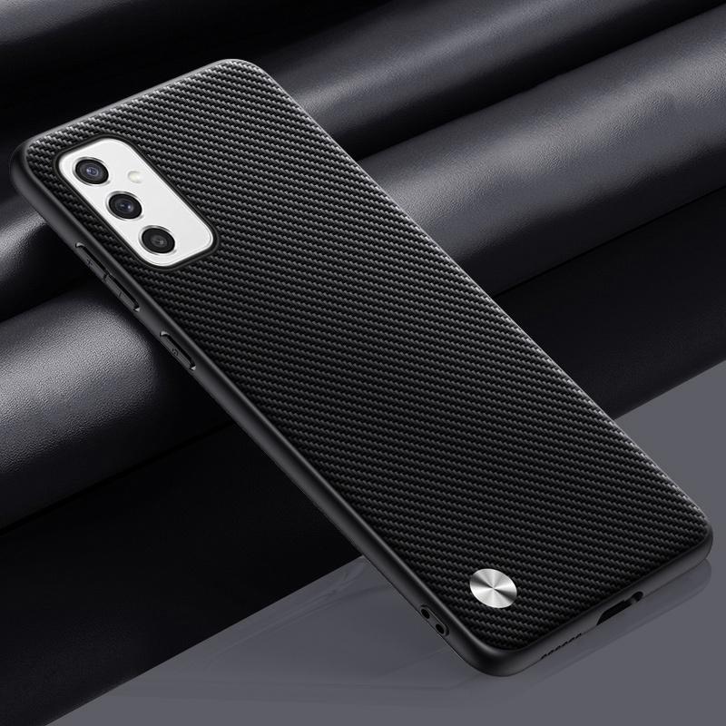 Luxury PU Leather Case For Samsung Galaxy M52 5G Back Cover Matte Silicone Full Protection Phone Case For Samsung M52 5G Coque