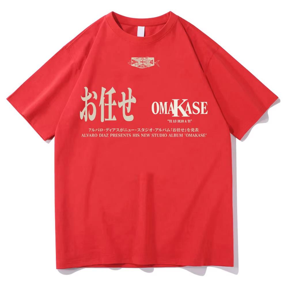 2026 Alvaro Diaz TE LO DEJO A TI BLACK TEE Álvaro Díaz OMAKASE Y2K Cotton Tshirt Summer O-neck Short Sleeve Casual Clothing