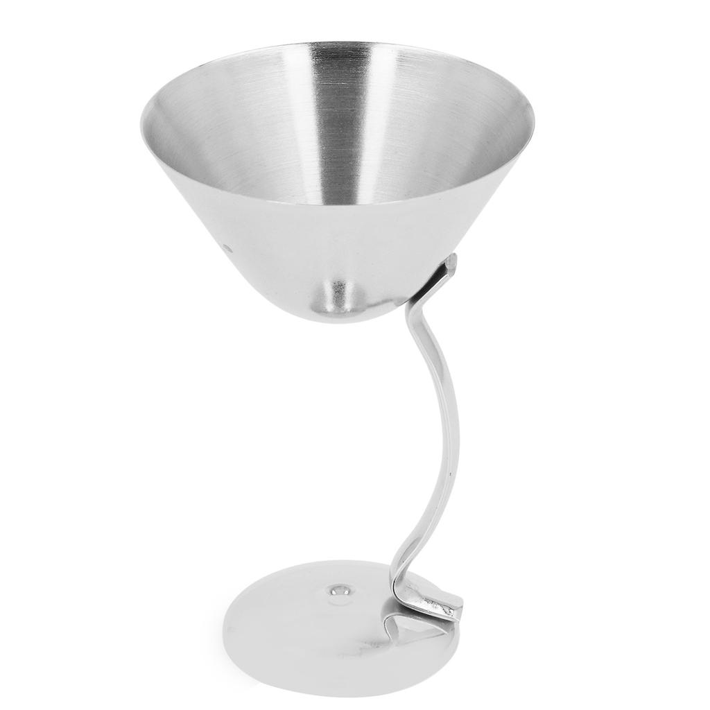 150ml Edelstahl Martini Cocktailglas Kupferbeschichtetes Metall Weinglas Barzubehör Edelstahlfarbe