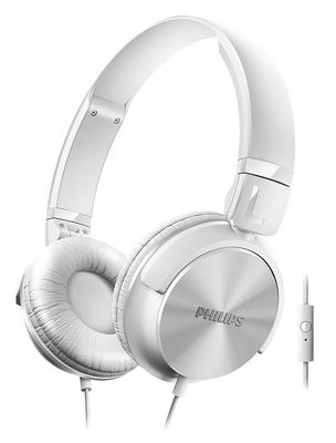 Philips Headphones with Microphone, White, SHL3065WT