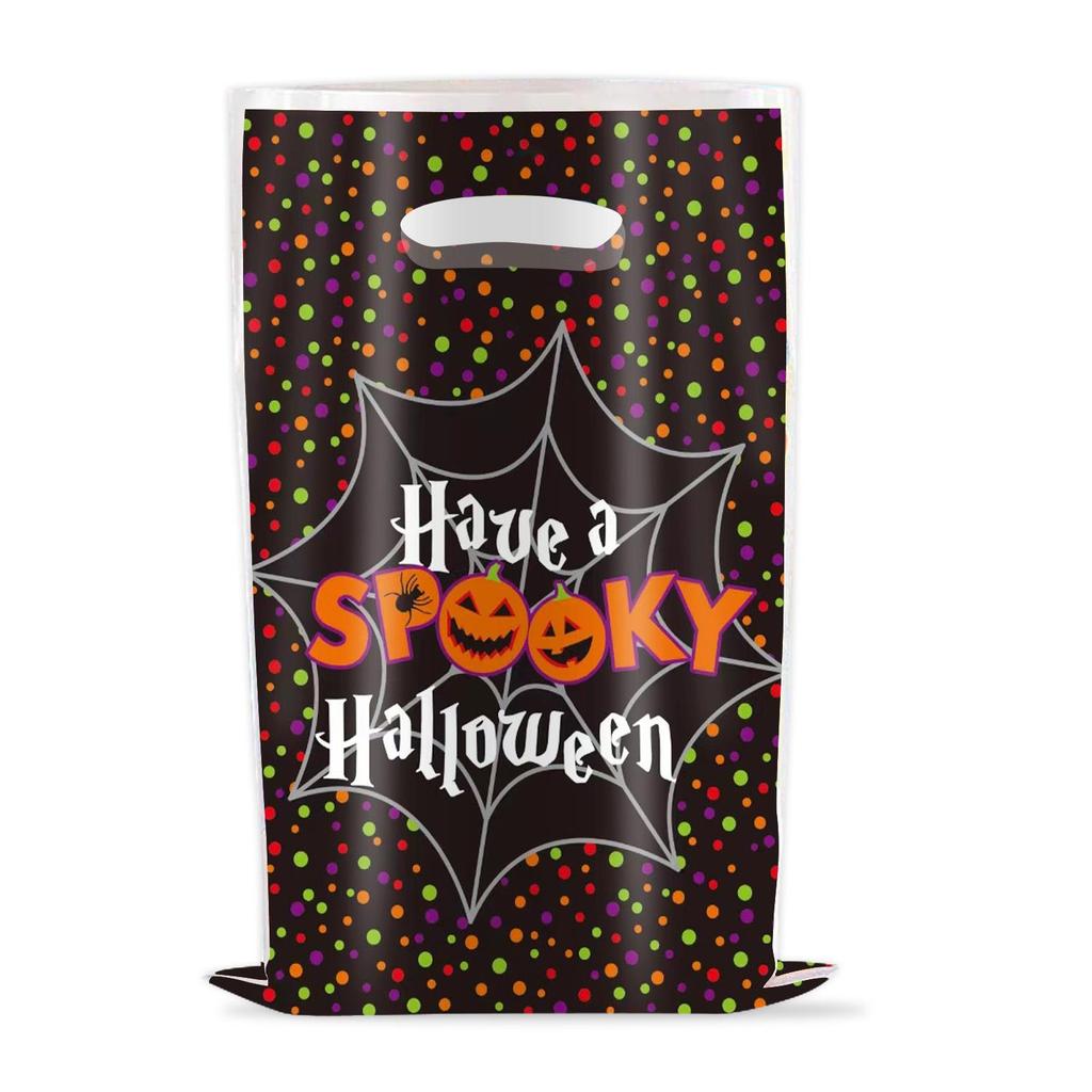 Ghostly Halloween Gift Bags - Skull Trick-or-Treat Party Decorations