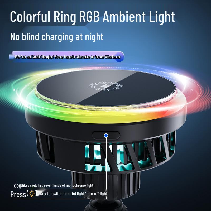 Magnetic Wireless Car Charger & Phone Holder for Apple & Samsung - Fast Charge Compatible