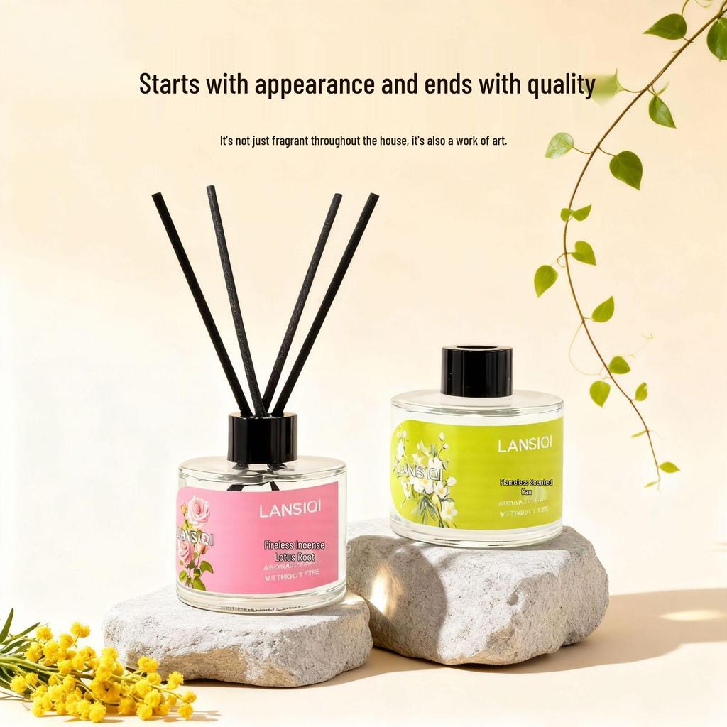 Flameless 120ML Aromatherapy Incense Burner - Long-lasting Indoor Air Freshener Ornament