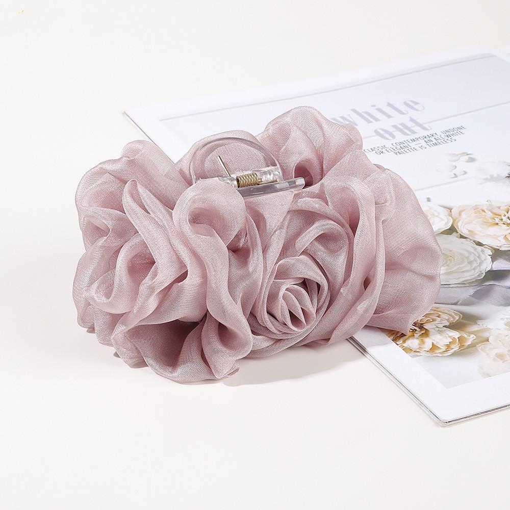 Double Sided Bow-Knot Grab Clip Hairpins Big Size Bow Velvet Hair Claws Korean Hair Clip Hair Style Accessories Fashion Barrette