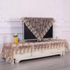 Dust-proof Cloth Hollow Lace Embroidery Multifunctional Cover Cloth Cover Towel Coffee Table Cloth Coffee Table Decoration