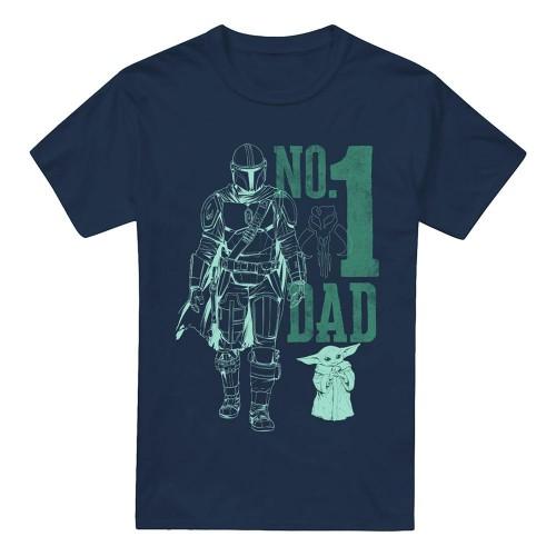 Star Wars: The Mandalorian Mens No. 1 Dad Mando T-Shirt