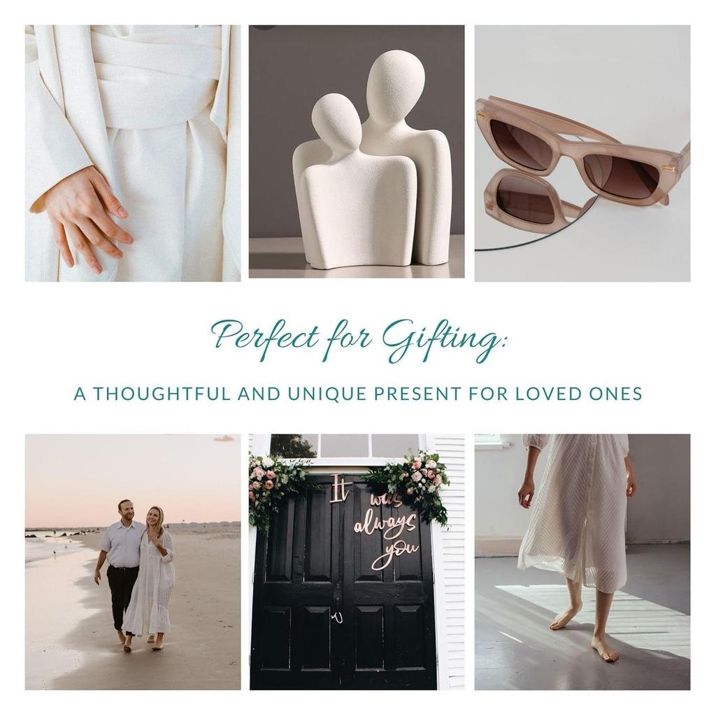 Couple Family Statue | Ceramic Thinker Sculpture | Home Decor Items for Living Room Show Piece | Table Artifact (Hugging Couple)