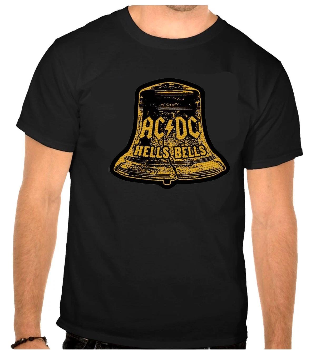 

AC-DC AC DC Логотип рок-музыки Черная футболка -1208- 4XL