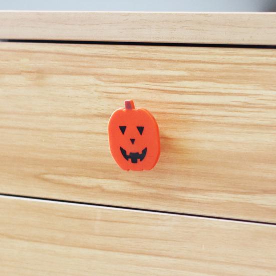 20Pcs Halloween Pumpkin Cabinet Door Knob Christmas Peppermint Candy Drawer Closet Dresser Wardrobe