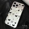 Schwarzes Schmetterling Handyhülle Für IPhone 16 16e 14 13 15 Pro Max 11 12 Pro 7 8 Plus SE 2022 Stoßfeste Hülle 16 15 14 13 12 11