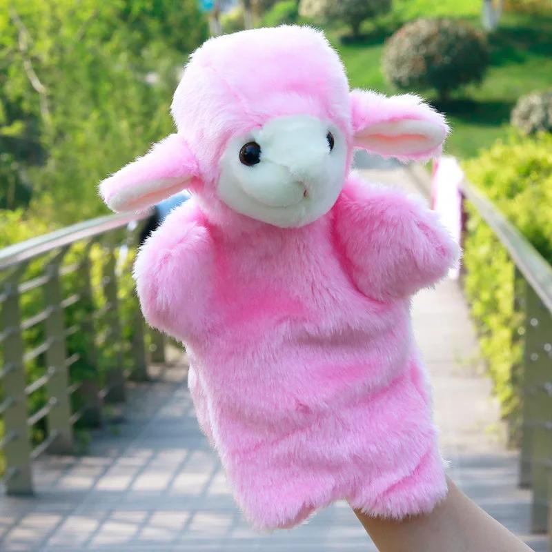 25cm Animal Hand Puppet Plush Toys Baby Educational Hand Finger Puppets Animal Stuffed Doll Toy Telling Story Kids Children Gift