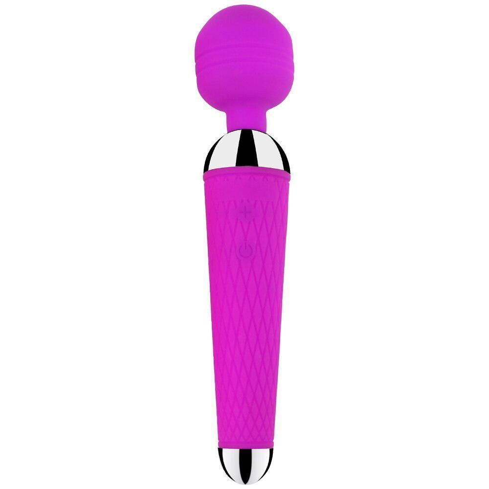 Massage Stick Vibrator Shoulder Foot Neck Back Face Handheld Ladies Massage Vibrator