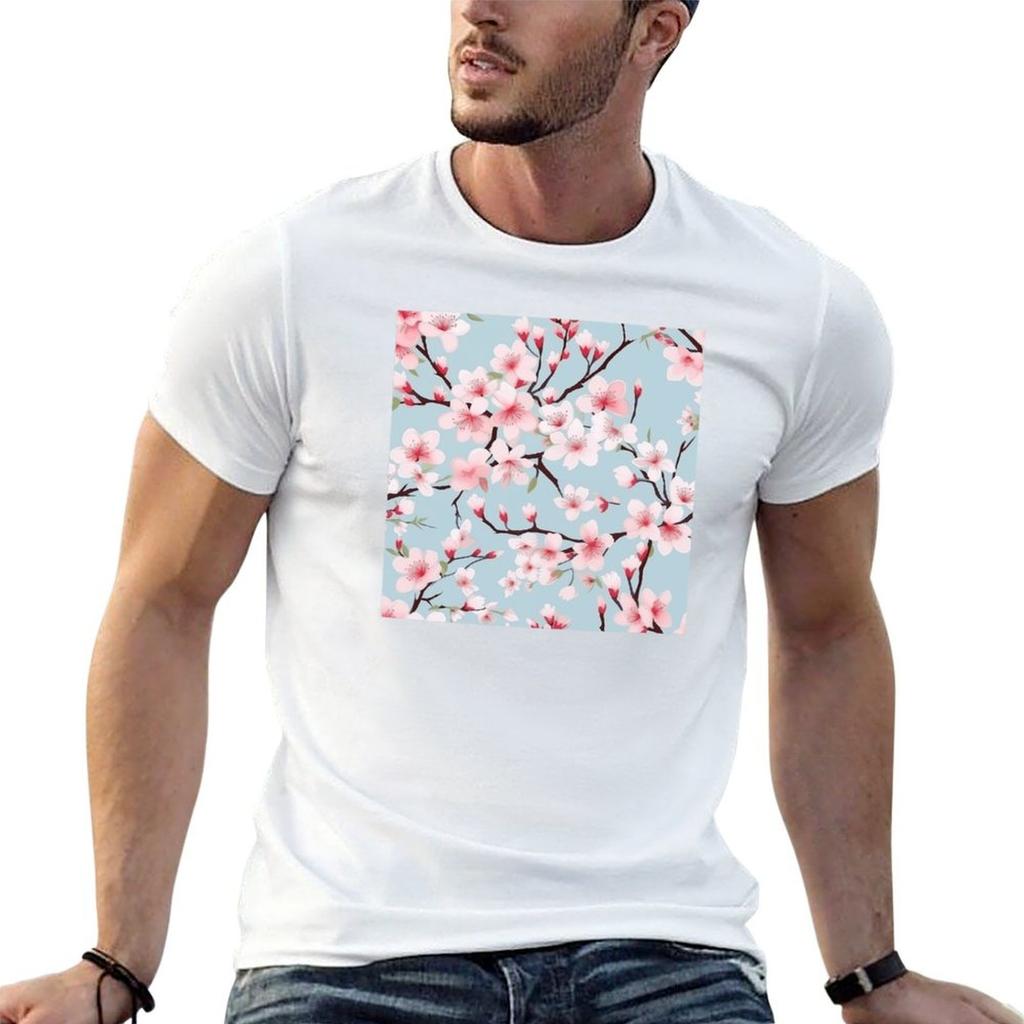 Cherry Blossoms Tshirt Oversize Tshirts Unisex Animal Prinfor Boys Tshirts For Unisex