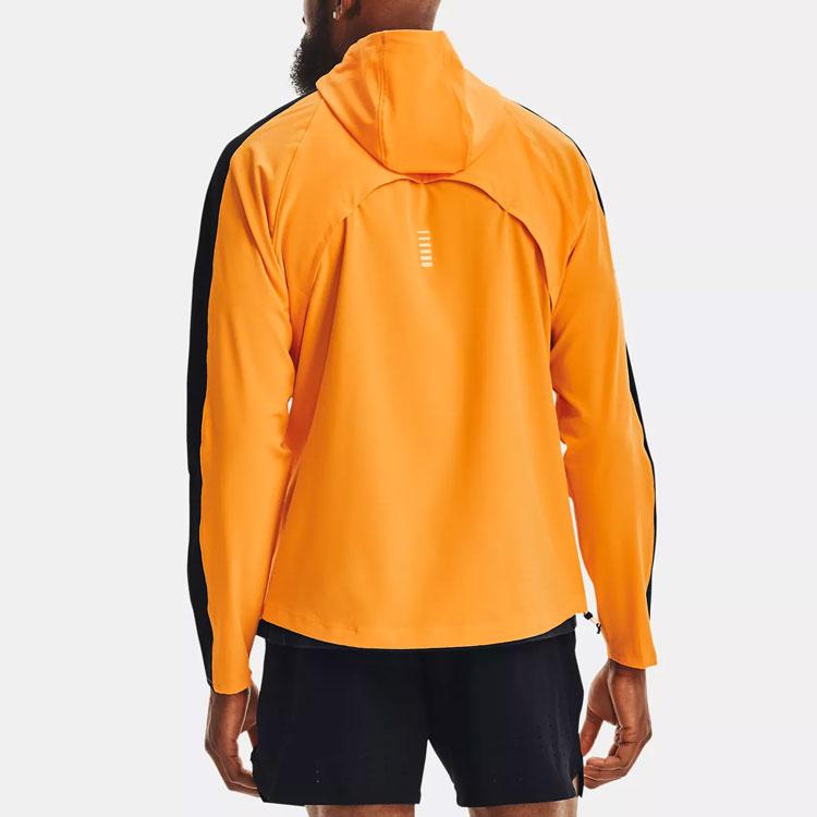 Under Armour Out The Storm Waterproof Lightweight Woven Running Jacket Men Jacket Weak-Orange 1361502-857