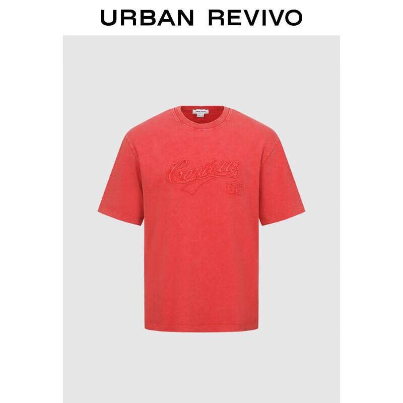 UR Men s 2025 Summer Letter Graphic Cotton T-Shirt S