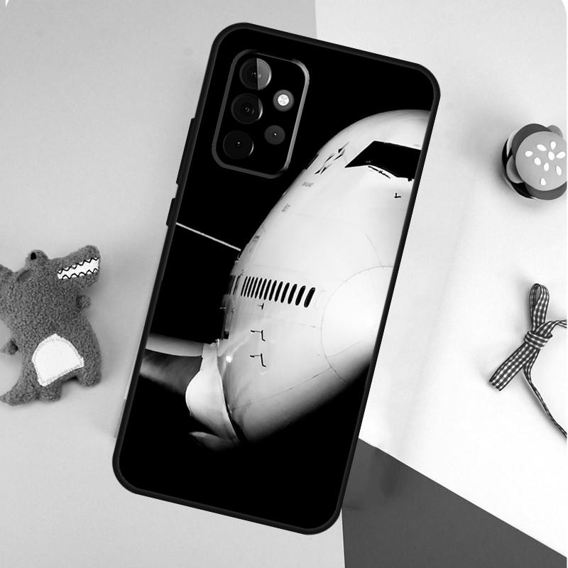 Aircraft Airplane Fly Travel Case For Samsung Galaxy A54 A34 A24 A14 A12 A22 A32 A42 A52 A72 A52S A51 A71 A13 A53 Cover